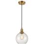 Modern Brass Seeded Glass Pendant Lights Golden Finish Pendant Lighting Fixture