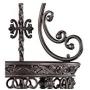 French Scroll Rubbed Bronze Pendant Chandelier 15 1/4'' Wide Rustic Country Iron 3-Light Fixture for Dining Room House Foyer Kitchen Island Entryway Bedroom Living Room - Franklin Iron Works