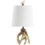 JONATHAN Y JYL4034A Vermont 19'' Antler Resin LED Lamp Coastal for Bedroom, Living Room, Office, College Dorm, Coffee Table, Bookcase, Natural
