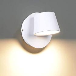 Modern Wall Light Fixtures 5W Adjustable Bedside Wall Sconce Bedroom Decor Wall Lamp for Reading Room Living Room Library Warm White 3000K