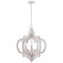 HMVPL 6-Lights Wooden Farmhouse Pendant Lighting Fixtures, Industrial Swag Chandeliers Hanging Ceiling Lamp for Kitchen Island Dining Room Bedroom Foyer Hallway Front Door
