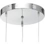 Encircled Crystal Chrome Multi Light Pendant Chandelier 12'' Wide Modern Clear Glass 3-Light Fixture for Dining Room House Foyer Kitchen Island Entryway Bedroom Living Room - Possini Euro Design