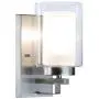 Wall Light 1 Light Bathroom Vanity Lighting with Dual Glass Shade in Brushed Nickel Indoor Modern Wall Mount Light Suitable for Bathroom & Living Room XiNBEi-Lighting XB-W1195-1-BN