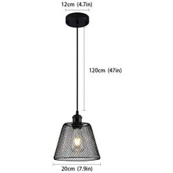 CHENS01 Retro Vintage Pendant Light Industrial Lighting Fixture Decorative Hanging Lamp Swag Light Chandelier E26/E27 Lámpara for Kitchen Dining Room Living Room Bedroom Restaurant bar Cafe Shop