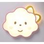 LAKIQ Pink Cloud Shaped Flush Mount Ceiling Lamp Girl’s Room Modern Acrylic LED Close to Ceiling Light Fixture Creative Cartoon Style for Girl’s Bedroom Nursery Living Room (Warm Light)