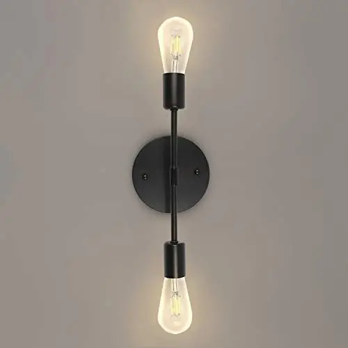 2-Light Modern Farmhouse Bathroom Vanity Light Fixtures Industrial Black Wall Sconce for Bedroom Living Dining Room Hallway 2-Light Modern Farmhouse Bathroom Vanity Light Fixtures Industrial Black Wall Sconce for Bedroom Living Dining Room Hallway