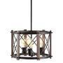 JONATHAN Y JYL7501A Ferme 16'' 3-Light Adjustable Iron Rustic Farmhouse LED Pendant, Cottage,Industrial Dimmable, for Dining, Living Room, Kitchen, Oil Rubbed Bronze/Brown