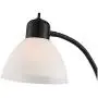 Bingham Modern Torchiere Floor Lamp 3-Light Tree Black Metal White Shades for Living Room Reading Bedroom Office Uplight - 360 Lighting