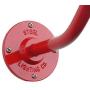 The Venice Gooseneck Sign Light | Restaurant or Accent Wall Light | Shines Light Back Towards The Wall | Barn Lighting Style for Your Modern Farmhouse (16'' Gooseneck, Red)
