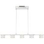 Liv Chrome Linear Island Pendant Chandelier 35 1/2'' Wide Modern LED Clear Glass Crystal 5-Light Fixture for Kitchen Island Dining Room - Possini Euro Design Liv Chrome Linear Island Pendant Chandelier 35 1/2'' Wide Modern LED Clear Glass Crystal 5-Light Fixture for Kitchen Island Dining Room - Possini Euro Design
