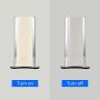 120V 10W Warmwhite Contemporary LED Table Lamp Desk Lamp Modern Design Bedside Night Light for Living Room Bedroom Offices Stainless Steel +Acrylic Soft Light Eye-Caring