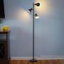 Brightech Ethan - LED Tree Floor Lamp for Mid Century, Modern, Contemporary and Industrial Decor - 3 Light Standing Pole Lamp- Tall Light for Living Room, Bedroom, and Office - Black Brightech Ethan - LED Tree Floor Lamp for Mid Century, Modern, Contemporary and Industrial Decor - 3 Light Standing Pole Lamp- Tall Light for Living Room, Bedroom, and Office - Black