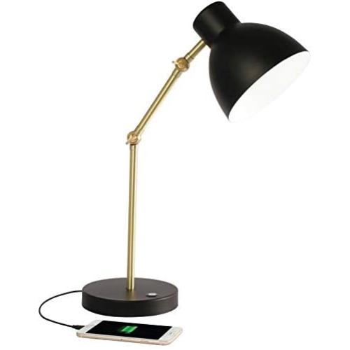 OttLite Adapt LED Desk Lamp with USB Port - Office, Bedroom, Crafts, Reading