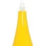 Art Deco Pendant Light E26/27 Base Pendant Light Shade Lamp Fixture Modern Ceiling Hanging Light Dining Room Light Black Metal Pendant Lamp Shades (60W, Lemon Yellow)