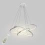 LightInTheBox Dimmable Modern Ceiling Pendant Light Fixtures Chandeliers LED Three Rings White 90W for Dining Room Bedroom Living Room with Remote Control