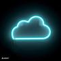 Atomi Smart Neon LED Light I Decorative Wall Art for Bedrooms, Bars & DIY Designs I USB Powered, 10 ft Cord - Cloud- Baby blue