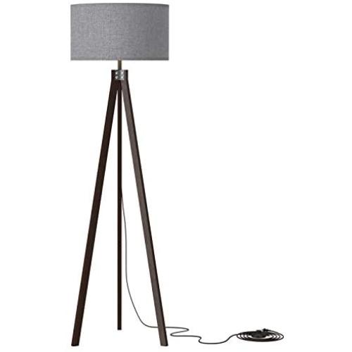 LEPOWER Wood Tripod Floor Lamp, Modern Living Room lamp, Mid Century Standing Lamp for Living Room, Bedroom and Office with E26 Lamp Base