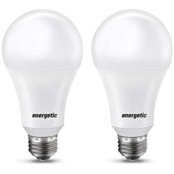 150 Watt LED Light Bulb, Super Bright A21 Daylight 5000K, Non-Dimmable, 2300lm, High Lumen Light Bulbs, UL Listed, 2-Pack