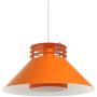 Pendant Light, Ceiling Hanging Pendant Lights, Umbrella Shade Vintage Classic Industrial Lamp Shade for Dining Room/Kitchen Island/Living Room(Orange)