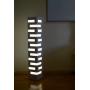 White LED Modern Contemporary Floor Lamp dimmable Lighting Color Adjustable Floor lamp for Living Room, Family Room, Bedroom