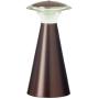 Light It! By Fulcrum, Lanterna, Wireless 12-LED Touch Lamp, Bronze
