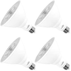 Par38 Bright Led Light Bulbs 5000k Natural Daylight Dimmable, E26 Led Bulb 18w(180watt Equivalent) Recessed Lighting, Outdoor Led Flood Light Bulbs Indoor, Energy Saving Light Bulbs Efficient(4 Pack)