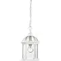 Nuvo Lighting 60/4977 Boxwood One Light Hanging Lantern 100 Watt A19 Max. Clear Beveled Glass White Outdoor Fixture Nuvo Lighting 60/4977 Boxwood One Light Hanging Lantern 100 Watt A19 Max. Clear Beveled Glass White Outdoor Fixture