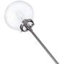 INK+IVY II150-0089, Cyrus Six-Light Modern Chandeliers - Height Adjustable, Plated Finish, Glass Sphere Shades Pendant Sputnik Ligthing Lamp, Dining Room Lighting Fixtures, LED Compatible, Silver