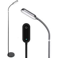 Lumos LED Floor Lamp Rechargeable Battery Operated Dimmable Reading Light - Adjustable LED Light - Floor Lamp for Bedrooms- led Light