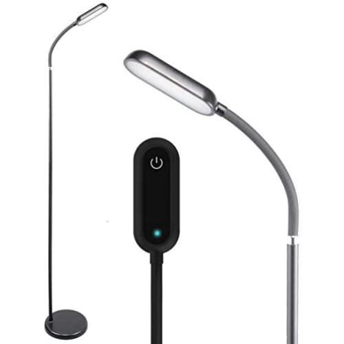 Lumos LED Floor Lamp Rechargeable Battery Operated Dimmable Reading Light - Adjustable LED Light - Floor Lamp for Bedrooms- led Light