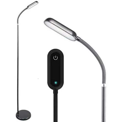 Lumos LED Floor Lamp Rechargeable Battery Operated Dimmable Reading Light - Adjustable LED Light - Floor Lamp for Bedrooms- led Light