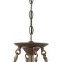 Mila Bronze Pendant Chandelier 24 1/2'' Wide Tiffany Style Art Glass Shade 4-Light Fixture for Dining Room House Foyer Kitchen Island Entryway Bedroom Living Room - Robert Louis Tiffany