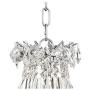 Cascade Chrome Pendant Chandelier 19'' Wide Crystal Waterfall 7-Light Fixture for Dining Room House Foyer Kitchen Island Entryway Bedroom Living Room - Vienna Full Spectrum