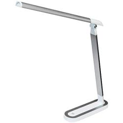 Amazon Brand – Aultra LED Desk LAMP Light - Touch Control Desk Lamp with Multiple Brightness Level - Lights for Bedroom, The Office Desk, Reading Lamps, Bedside Table and Standing Desk (White)