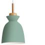 LAKIQ Modern Mini Colorful Pendant Light Nordic Lovely Hanging Ceiling Lighting Kitchen Island Lights for Dining Room Restaurant Bar Living Room (Green)