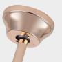 LUOLAX Bluetooth Music Ceiling Fan with Light Modern Champagne Gold Chandelier Invisible Retractable Fan Blades Light Fixture with Remote Control for Indoor Living Room Dining Room Bedroom