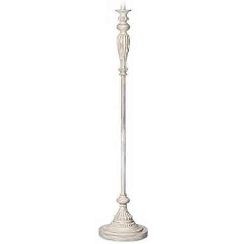 Vintage Shabby Chic Floor Lamp Base Antique White for Living Room Reading Bedroom Office - 360 Lighting Vintage Shabby Chic Floor Lamp Base Antique White for Living Room Reading Bedroom Office - 360 Lighting