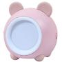 Cute Pet Night Light Touch Sensor Lamp Bedside Table Lamp for Kids Bedroom Rechargeable Dimmable Warm White Light ，Suitable for Christmas and New Year Gifts(Pink, Bear)