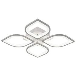 Modern Ceiling Light Acrylic Chandelier LED Ceiling Lamp Flower Shape for Living Room Dining Room Bedroom 85-265V (48W - Adjustable)