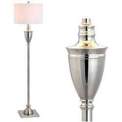 JONATHAN Y JYL3023A Othello 62'' Metal LED Floor Lamp Contemporary,Transitional for Bedrooms, Living Room, Office, Reading, Polished Nickel