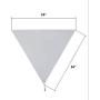 Beacon Triangle Corner Light, Plug-in 17 Cord, White Installs in Seconds - Perfect for Apartments, dorms - No Wiring Needed