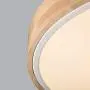 Jiuzhuo Modern Minimalist LED Drum Shaped Wood & Metal & Acrylic 1-Light Flush Mount Ceiling Light Fixture (Medium, White) Jiuzhuo Modern Minimalist LED Drum Shaped Wood & Metal & Acrylic 1-Light Flush Mount Ceiling Light Fixture (Medium, White)