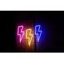 Blue LED Lightning Bolt neon Signs for Wall Decoration Battery and USB Operated Aesthetic Room Decor neon Sign neon Lights for Kids Room, Bar, Living Room, Christmas, Party, Wedding, Halloween