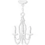 Aero Snail 3-Light Vintage Antique Mini Candle Chandelier Wrought Iron Crystal Ceiling Pendant Fixture Lamp for Dining Room Bathroom Foyer Livingroom,White Aero Snail 3-Light Vintage Antique Mini Candle Chandelier Wrought Iron Crystal Ceiling Pendant Fixture Lamp for Dining Room Bathroom Foyer Livingroom,White