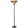 Tiffany Style 69'' H Stained Glass Mission Torchiere Floor Lamp 1-Light with 14.2'' Wide Shade for Living Room, Bedroom