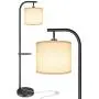 OOWOLF LED Floor Lamp 9W Modern Tall Pole Arc Light with Hanging Lamp Shade Minimalist Floor Light for Bedroom, Living Room, Study Room, Office OOWOLF LED Floor Lamp 9W Modern Tall Pole Arc Light with Hanging Lamp Shade Minimalist Floor Light for Bedroom, Living Room, Study Room, Office