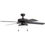 Honeywell Belmar Outdoor LED Ceiling Fan with LED Light, Waterproof, Damp-Rated, 52'' Dark Bronze