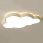 LAKIQ Modern Creative Acrylic LED Lights Cloud Shape Children Room Ceiling Light Flush Mount Ceiling Chandelier Lighting Fixture for Kids Bedroom Kindergarten Living Room(21.5,Warm Light)