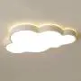 LAKIQ Modern Creative Acrylic LED Lights Cloud Shape Children Room Ceiling Light Flush Mount Ceiling Chandelier Lighting Fixture for Kids Bedroom Kindergarten Living Room(21.5,Warm Light)