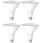 Sunco Lighting 4 Pack PAR38 LED Bulb, Dusk-to-Dawn + Radar Motion, 15W=120W, 4000K Cool White, 1050 LM, Indoor/Outdoor, Photocell + Motion Sensor, Security Spotlight - UL